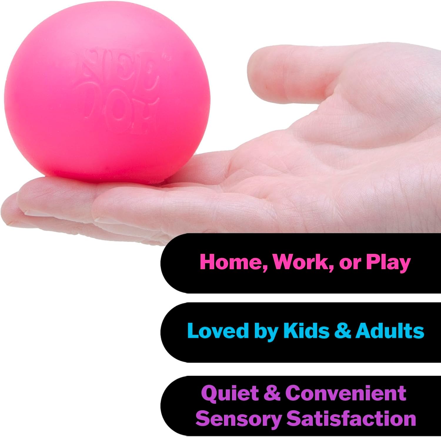 Schylling NeeDoh Original - Sensory Fidget Toy - Assorted Colors - Ages 3 to Adult . 1 Count ( Pack of 1) - Image 4